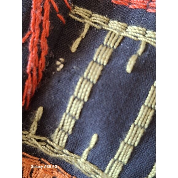 Silk Embroidered Women's Blazer With Vibrant Patterns & Button Detailing Size PM - Picture 11 of 11